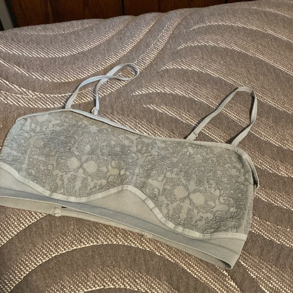 Free People Intimately love Your way longline bralette m/l in blue/gray - Picture 4 of 9